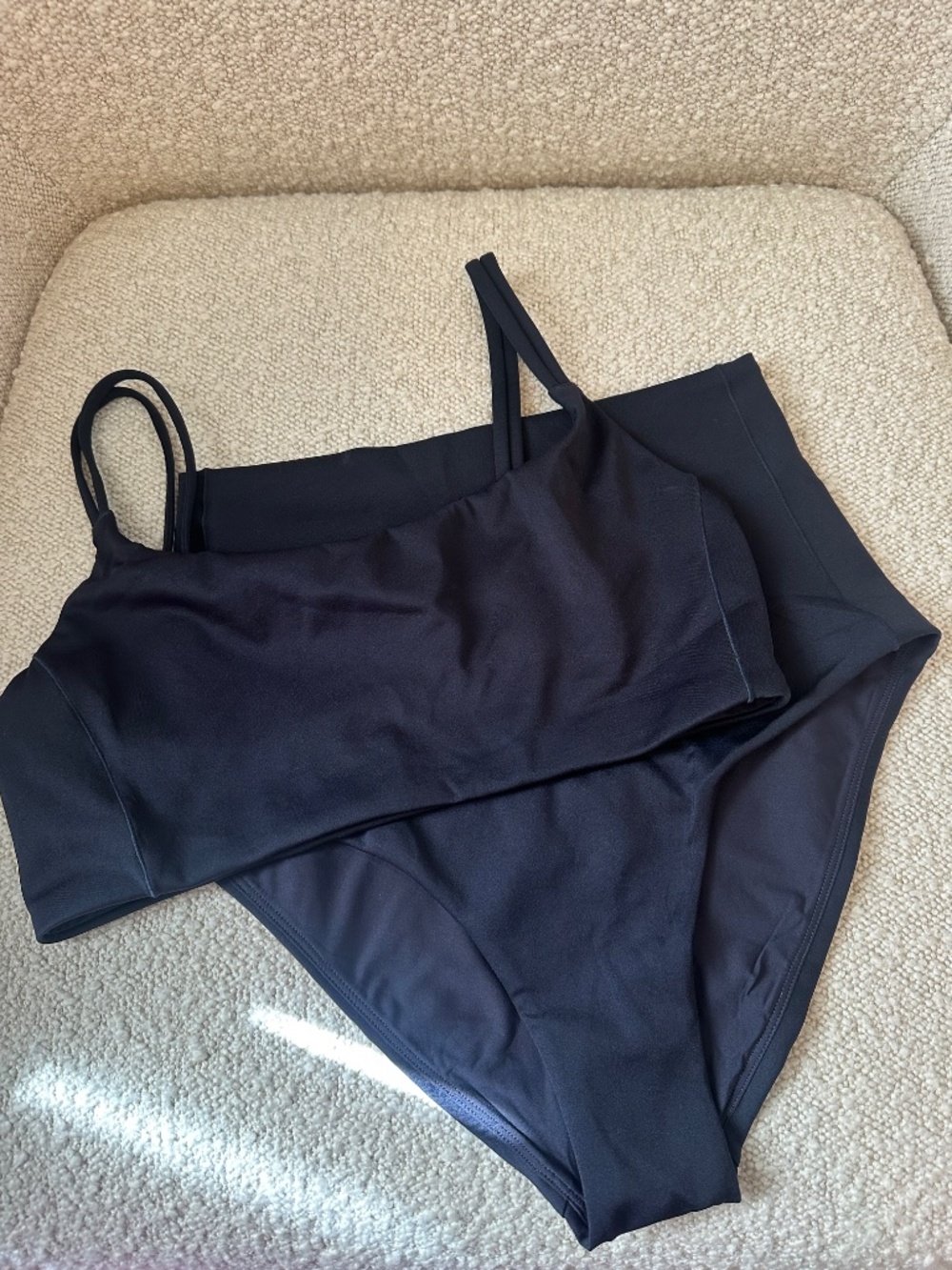 EUC LEFT ON FRIDAY - Sprint / Navy Pool Days Top D+ and Hi Tide Bottoms, Medium